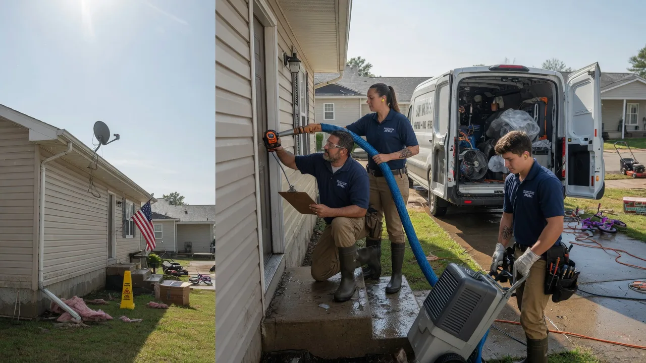 Ceiling Water Damage Restoration in Hoffman, MN near me